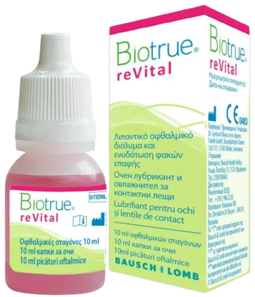 Picături Bausch+Lomb Biotrue reVital — Pro Optic Chișinău
